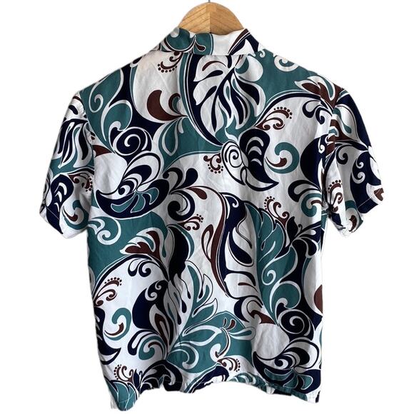 Hilo Hatties Made in Hawaii Vintage Button front Hawaiian shirt M - Picture 5 of 7